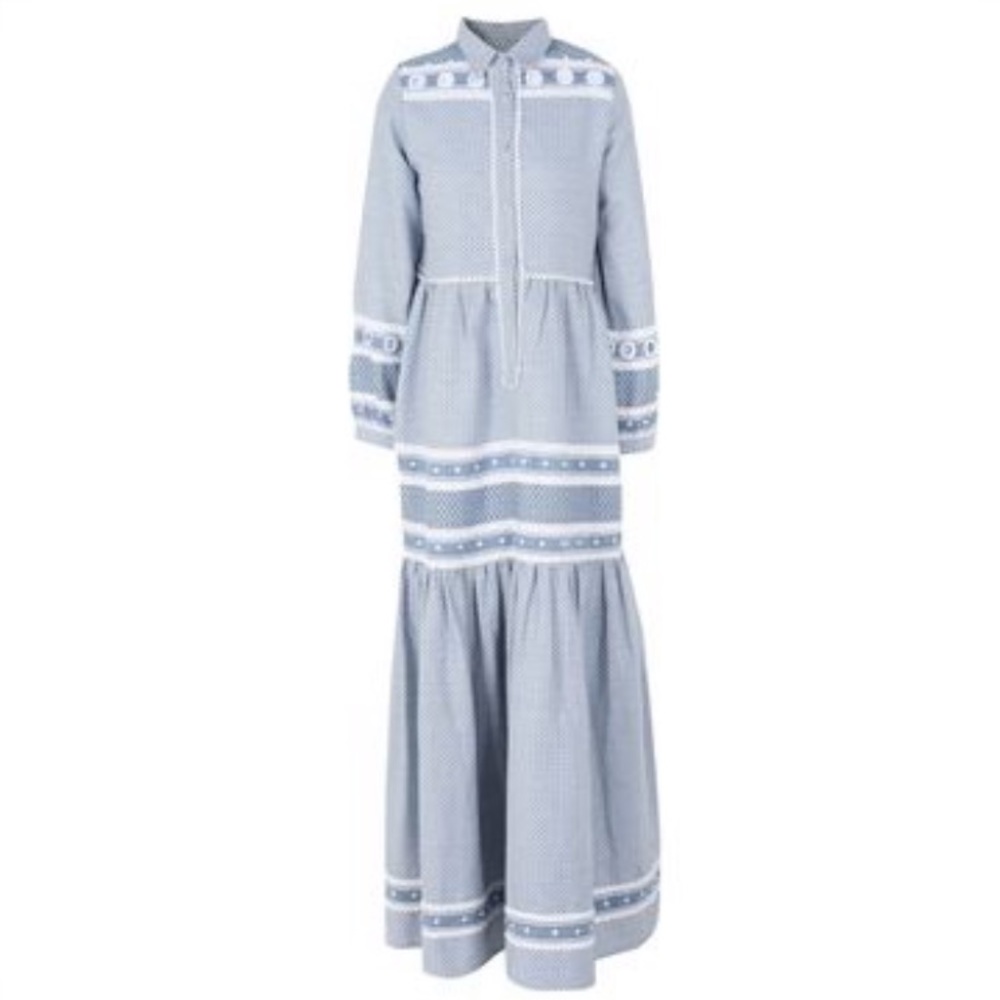 Dodo Bar Or Blue & White Maxi